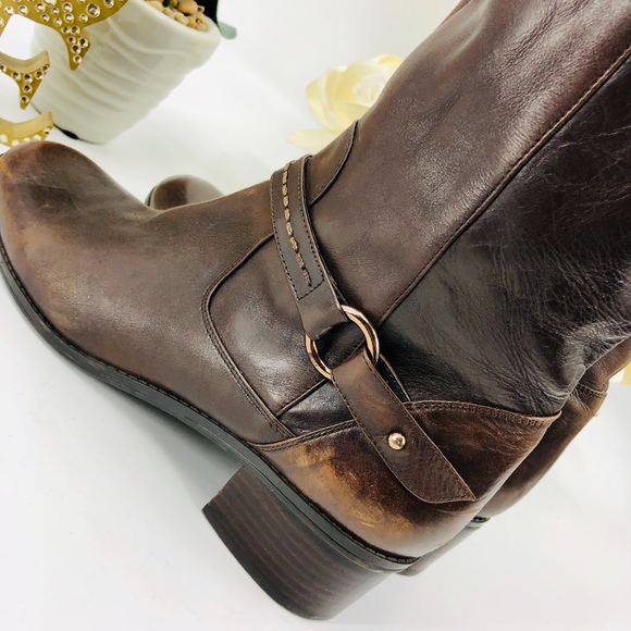 Bandolino Distressed Rider Boots - Picture 5 of 8